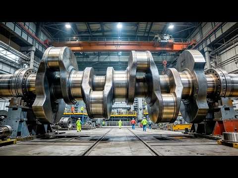 The Secrets Behind Machining Giant Steel Components with Precision 🔩