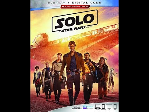 Solo A Star Wars Story 2018 Blu-ray menu walkthrough
