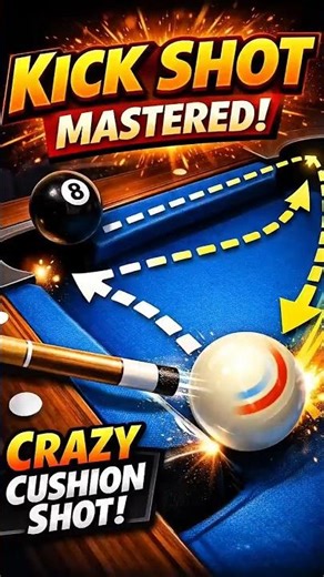 The secret spin that defies table physics #pool #youtubeshorts #shot4win