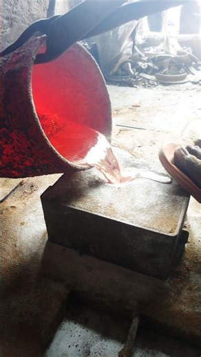 Red Hot Aluminum Process By Professionals #youtubeshorts