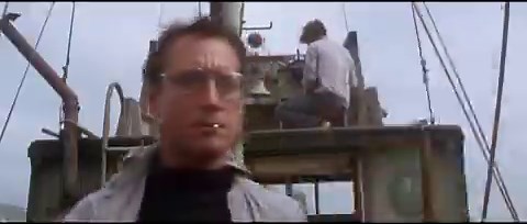 JAWS is so cinematic it's ridiculous, and this shot from the top of Quint's crows nest is one of the best in the film.