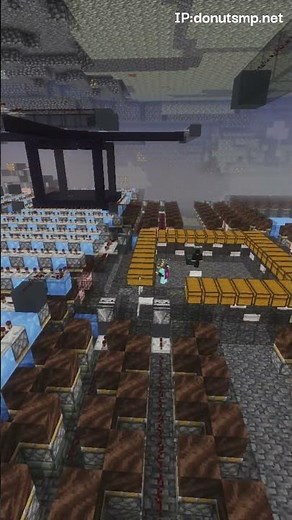 Basalt Farm Building Time Lapse on Donut SMP #shorts #minecraft