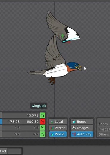 Wing Animation #spine #animation #wings