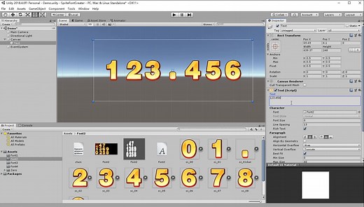 Unity插件「BitmapFontCreater 」位图字体制作工具使用教程