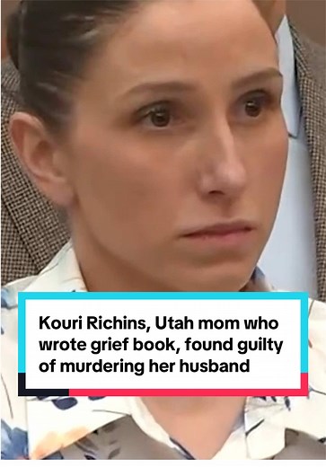 Kouri Richins, a Utah mother accused of murdering her husband and later publishing a children's book about grief, has been found guilty on all charges by a jury in Utah. The most serious counts against Richins, for aggravated murder and attempted aggravated murder, carry maximum sentences of life in prison. Richins also faced additional charges for mortgage fraud and forgery, after she allegedly signed to close on a multimillion-dollar real estate deal the day after her husband died. She had ple