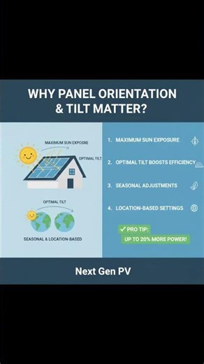 Why Panel Orientation & Tilt Matter?