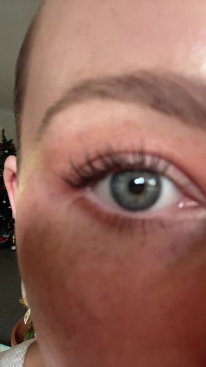 I’ve never been able to get an eyelash lift in my life because my lashes were too stubby 😭 until….