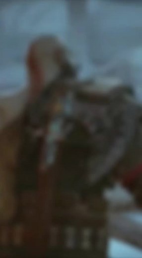 Kratos smiling for the first time #godofwarragnarok #godofwar #Kratos #Atreus