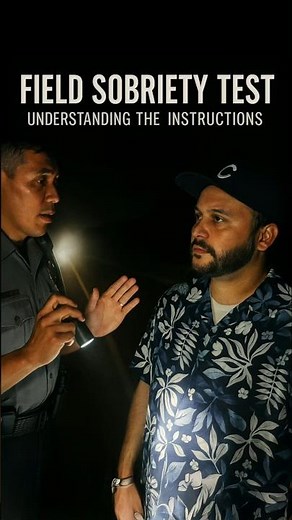 Bodycam: Explaining Field Sobriety Test Instructions