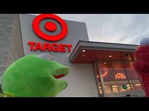 Kermit and Elmo go to target