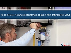 Premium installation kit for gas central heating with Salus antimagnetic filter - CazaneCentrale.ro