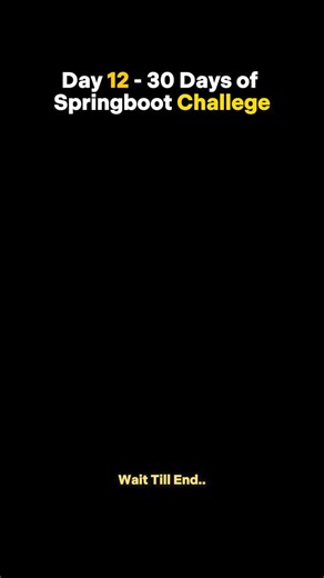 JAVA | ENGINEER | SELF IMPROVEMENT on Instagram: "READ MORE 👇⚡ . Day 12 of my 30-Days Spring Boot Challenge! . Completed Layered Architecture today — Controller → Service → Repository → DB. Clean code, real backend vibes. . I know my setup isn’t perfect… No fancy mic, no high-end gear — But I still show up daily. . Because in coding and life: Consistency > Perfection. . If I can grow with limited resources, You can start TODAY. No excuses. Just discipline. 💯 Let’s grow together 🚀❤️ . #java #s