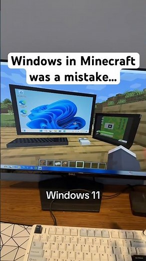 Windows 11 in Minecraft can’t run anything… #pc #windows #techtok