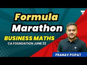 Formula Marathon - MATHS | June 2023