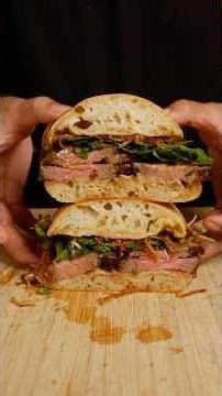 Steak Sandwich Recipe 🥩🥖