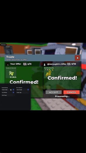[NEW] TRADE SCAM SCRIPT | STEAL A BRAINROT | FREE NO KEY | AUTO READY AND ACCEPT TRADE #freezetrade #trademachine #roblox