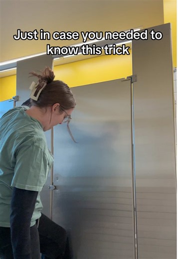 Quick Trick to Open Empty Stall Doors