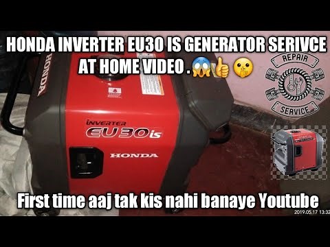 Honda inverter Eu30is Generator Service video