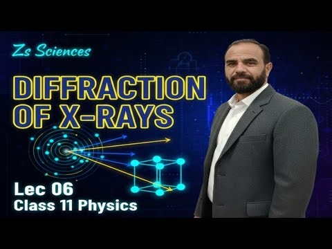 Diffraction of x rays|lec 06|unit 09|Physical Optics |class 11|physics|zs sciences.