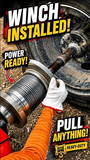 ⚡ Skilled Linemen Pull Massive Power Lines with a Winch #Lineman #PowerLines #Construction #Winch