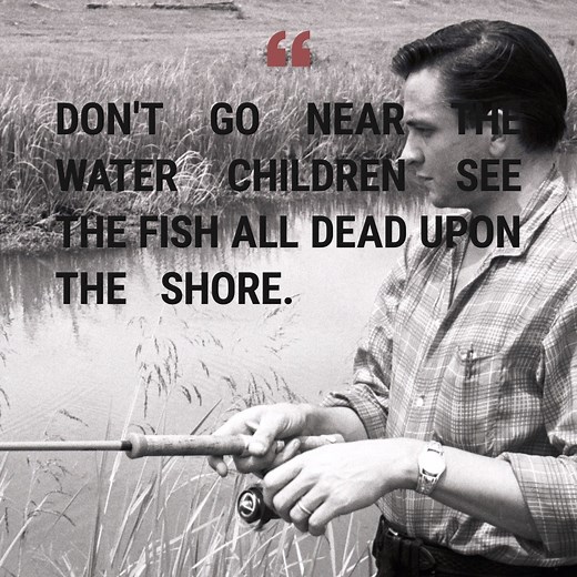131K views · 2.6K reactions | “Don’t go near the water!” Cash’s 1974 single carries a heavy message about pollution that still matters today. #RaggedOldFlag Listen: https://JohnnyCash.lnk.to/RaggedOldFlagAlbumFA!20190725 | Johnny Cash | Facebook