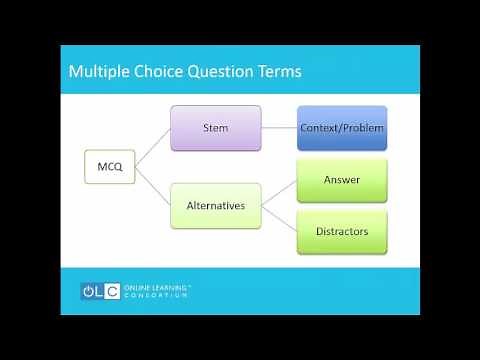 Writing Quiz Questions That Require Higher Order Thinking