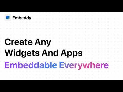 Build any apps + widgets for any platform (Notion example)