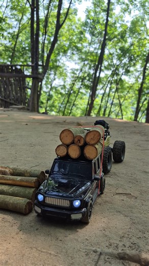 Jungle wood Delivery service Full load😱🔥#carshorts#offroadadventure #rccar #toycar #youtubeshorts