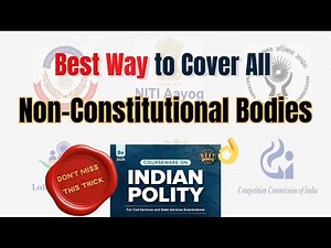 Non Constitutional Bodies of India | M. Laxmikant #upsc25-26 #gpsc #polity