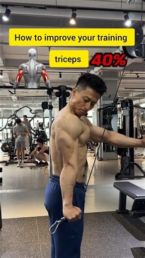 "How To Make Triceps 40% of Your Arm 💥"🔥 #ArmWorkout #BicepsWorkout #GymTok #trollface