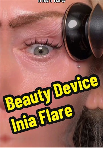 This BEAUTY DEVICE is the INIA Flare... this is a microcurrent BEAUTY DEVICE with red light and near infared technology! Translation this beauty device wilk snatch, sculpt and tighten your face, jawline and neck! #beautydevice #beauty #device