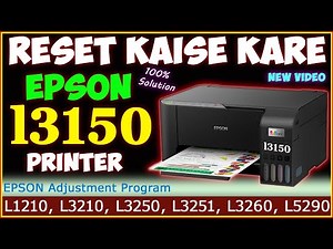 Epson l3150 Reset Kaise Kare ll Epson l3150 Red Light blinking #printer