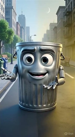 “I Am a Dustbin… Use Me! 🗑️ | Clean City Message”