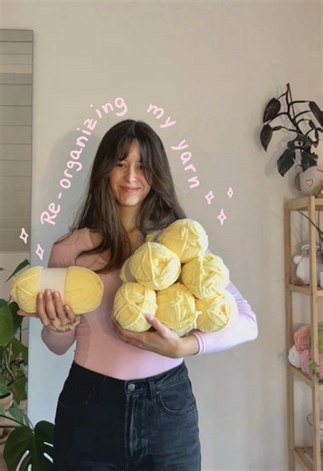 Reorganizing My Messy Yarn Collection