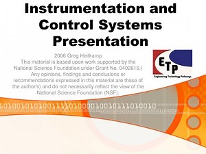 Instrumentation and Control Systems Presentation - SlideServe