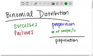 Why is a proportion considered a binomial variable? | Numerade