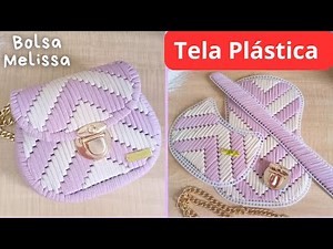 BOLSA NA TELA PLÁSTICA PASSO A PASSO SEM CROCHÊ!