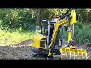 Roderechen- Minibagger Wacker Neuson EZ38 VDS _33 /Excavator