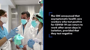 CDC cuts quarantine time for health care workers to 7 days with negative test