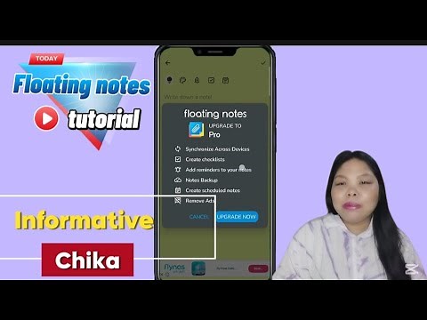 Floating Notes Set Up Tutorial || Informative Chika