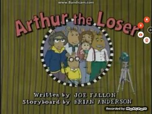 arthur title card arthur the loser family photo baby kate