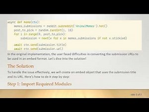 How to Create an Engaging Discord.py Embed Using Praw