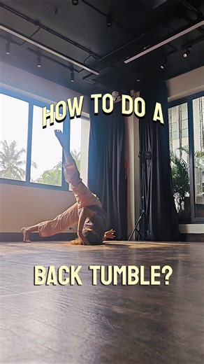 How To Do Back Tumble ?
