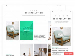Tumblr Free PSD Template
