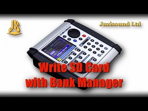 Write SD Card with Bank Manager