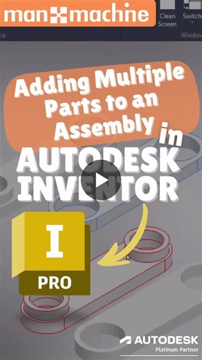 #autodeskinventor #cad #engineering #3ddesign #inventortips #cadtutorial | Man and Machine