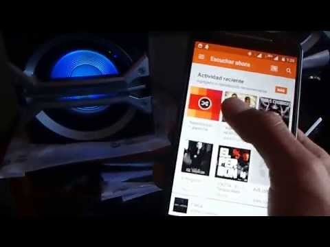 COMO VINCULAR EL EQUIPO DE SONIDO AL TELEFONO CELULAR