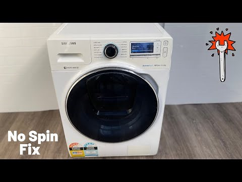 Fix Samsung Washing Machine Not Spinning Digital Inverter