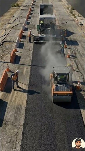 Industrial Road Transformation | From Destroyed Asphalt to Perfect Finish
