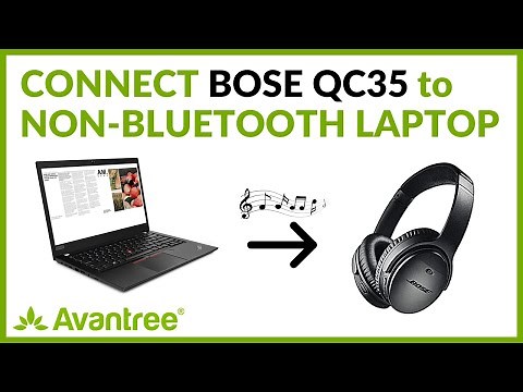Connect Bose QC35 to a Computer or Laptop that doesn't have Bluetooth